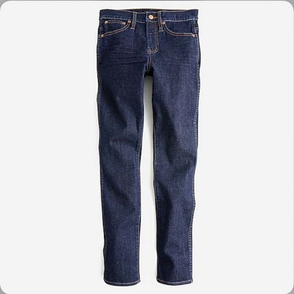 NWT J. Crew Vintage Straight Denim. NEVER WORN perfect dark rinse jean - Picture 1 of 7